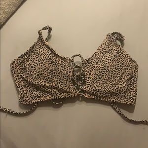 Target cheetah Bikini Top